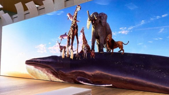 Sony anunta un display 16k masiv cu o dimensiune de 19x5 metri