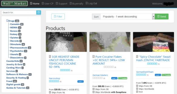 Politia a arestat proprietarii site-ului dark web Wall Street Market in Germania