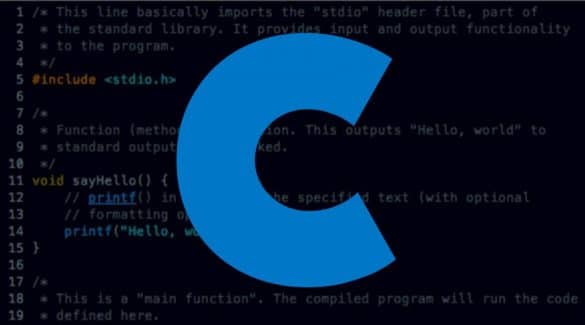 Limbajul de programare C a detronat Python ca popularitate in 2019