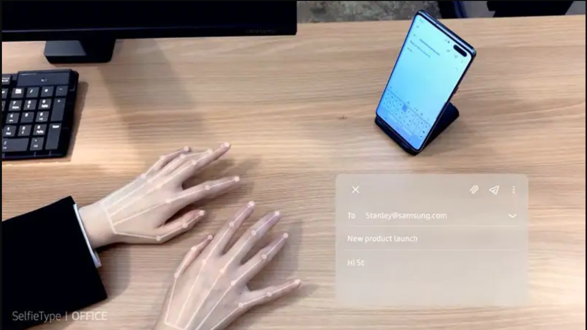 Samsung a prezentat o tastatura invizibila la CES 2020
