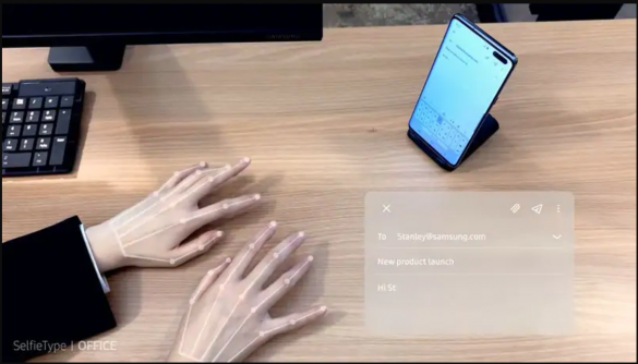 Samsung a prezentat o tastatura invizibila la CES 2020