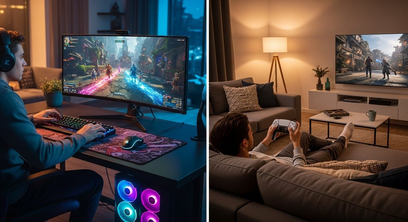 Gaming pe PC vs Console: Avantaje, Dezavantaje si Tot Ce Trebuie Sa Stii Inainte