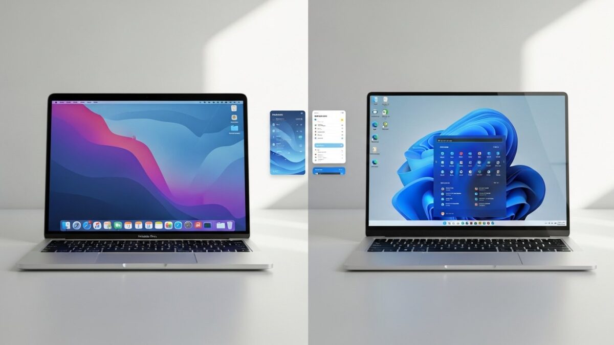 Windows 11 vs macOS: Comparatie Completa – Care sistem de operare ti se potriveste in 2024?