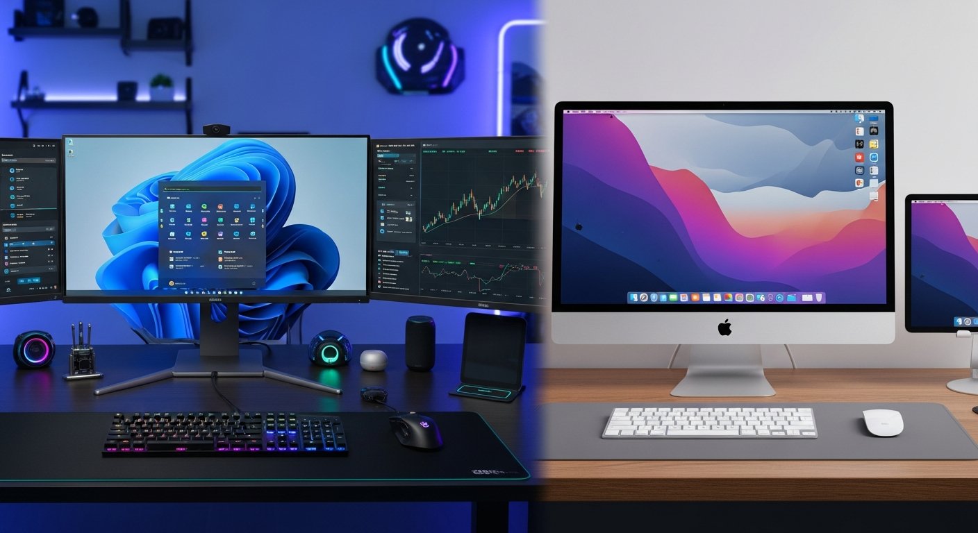 Windows 11 vs macOS: Batalia Titanilor in IT – O Comparatie Completa pentru 2024